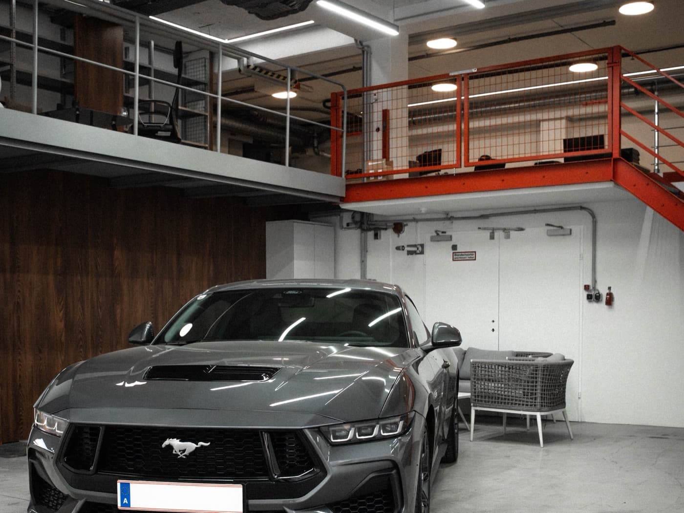 Mustang in the Car4Life hall